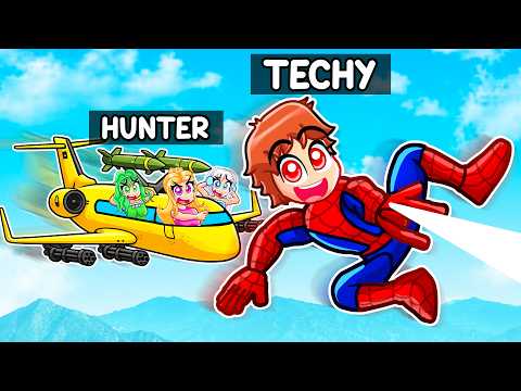 Hunter Vs SUPERHERO Speedrunner In GTA 5...