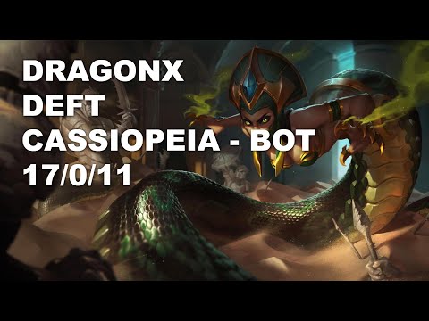 DragonX Deft Bot Cassiopeia vs Kindred - KR Challenger Patch 10.8