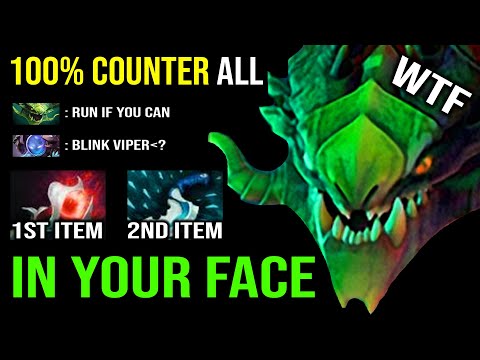 IN YOUR FACE!!! Crazy Viper Orchid + Blink 100% Counter Any Hero with Annoying No Mercy DotA 2