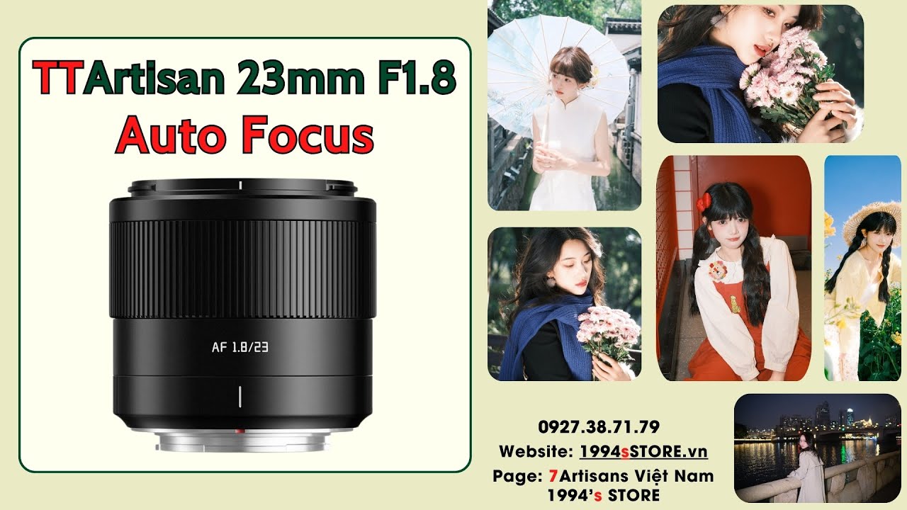 Video TTArtisan AF 23mm F1.8 – Lens góc rộng đa dụng