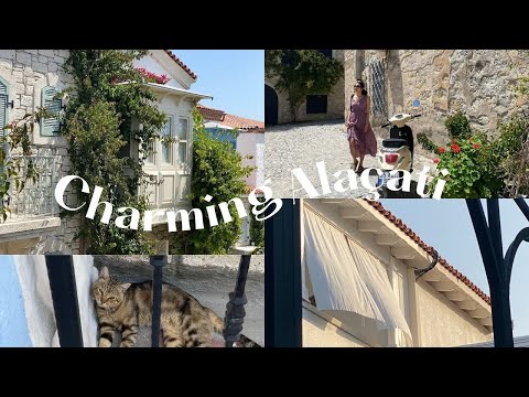 WE'RE IN ALAÇATI - Exploring its Charming Streets, Day at Altinkum Beach & Date Night!