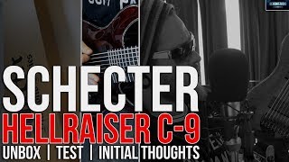 Video thumbnail for SCHECTER HELLRAISER C-9 | UNBOX, TEST, INITIAL THOUGHTS (9 STRING GUITAR) by BenoniStudio