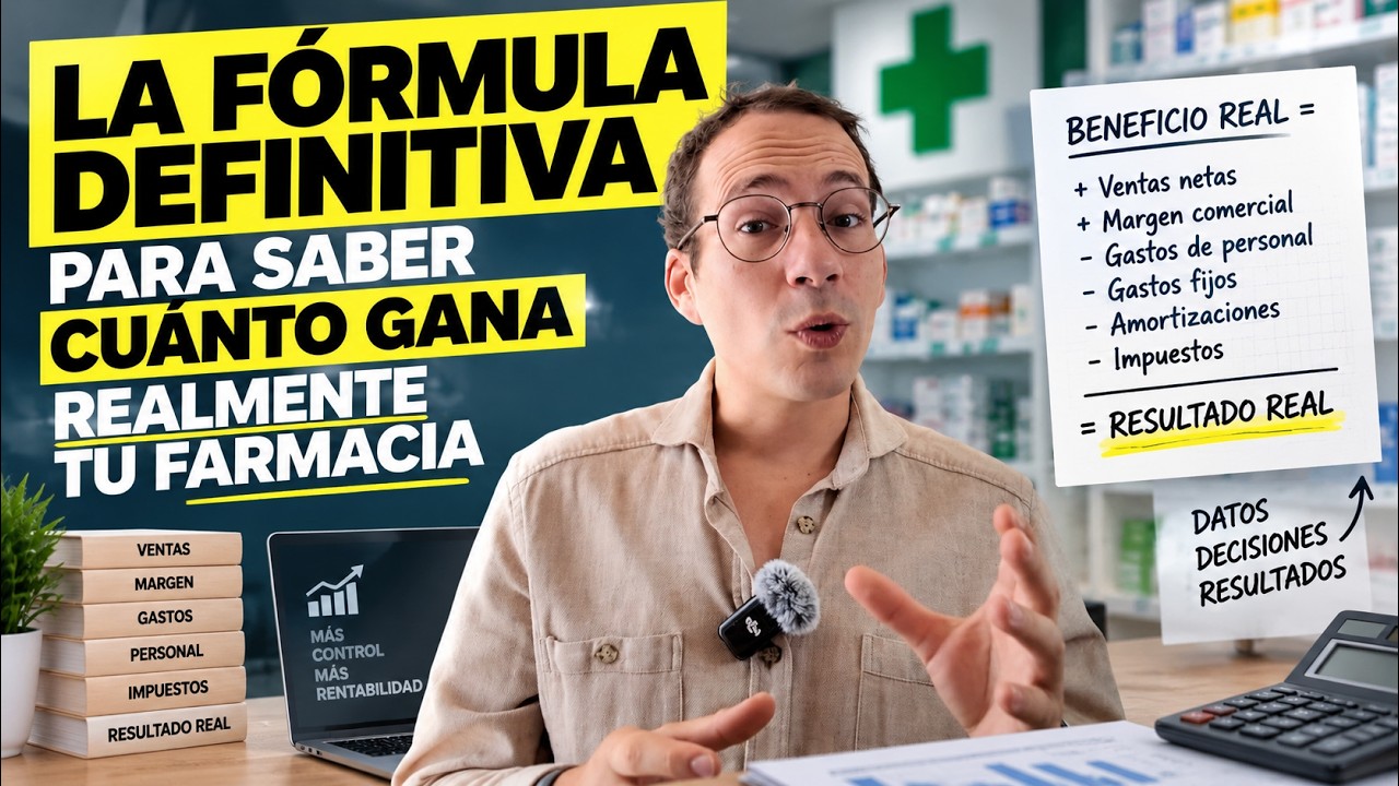 La fórmula definitiva para saber cuánto gana realmente tu farmacia