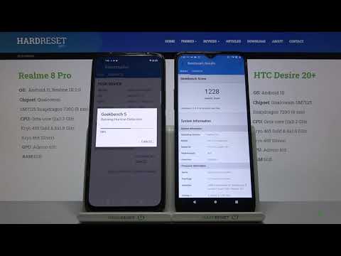 Performance Test HTC Desire 20+ vs Realme 8 Pro – Geekbench 5 OpenCL GPU Bench