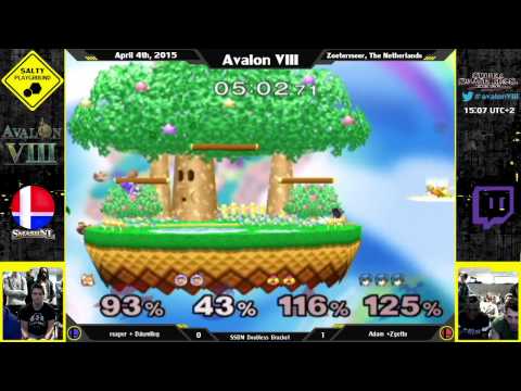 Avalon VIII - reaper + Däumling Vs Adam + Zgetto - SSBM Doubles Losers Semi Final