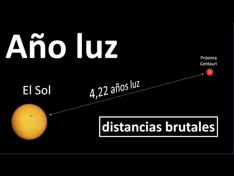 QUÉ ES UN AÑO LUZ. Cuántos kilómetros son. Explicación con ejemplos