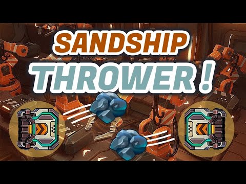 Sandship Crafting Factory: How to use the THROWER Device! [HD]