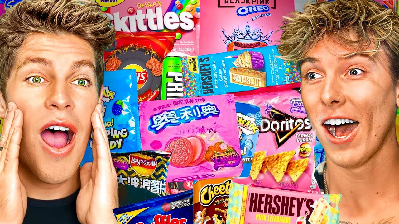 Trying EXOTIC SNACKS For The FIRST TIME! *mind blowing*