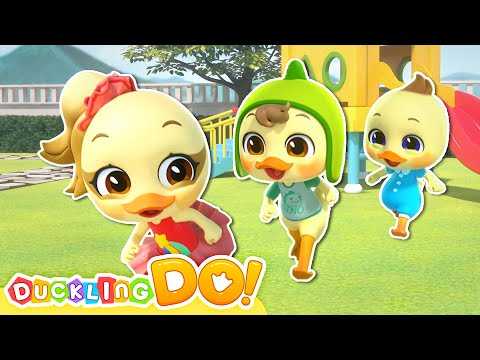 🚶Walking And Running🏃💨 | Nursery Rhymes & Kids Song | Duckling do Animation | Video for Baby