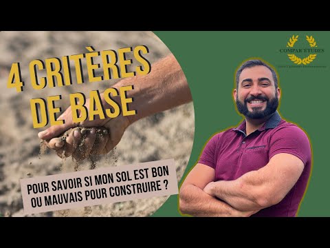 Qu'est ce qu'un bon sol pour construire ?