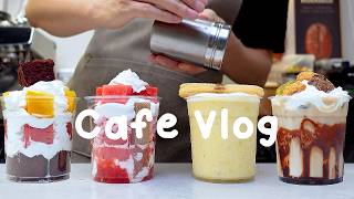 ❤️‍🔥월요일에 활력을 불어넣어 줄 맛있는 한 잔☕지치고 힘들 땐 음료 ASMR로 힐링해요/카페브이로그/Cafe Vlog/ASMR/Tasty Coffee