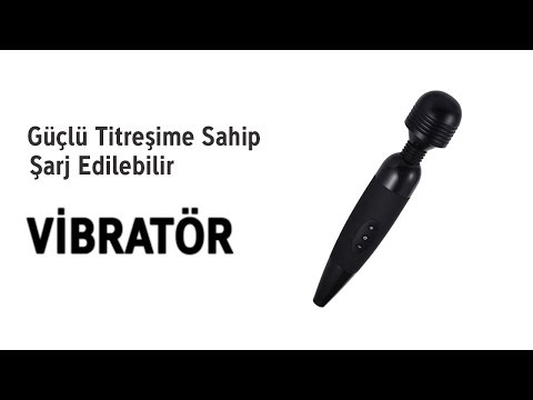 Şarj Edilebilir Ayarlabilir Hız Ayarına Sahip Masaj Aleti Vibratör