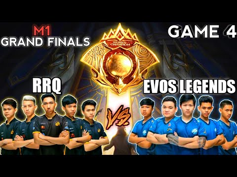RRQ VS EVOS LEGENDS GAME 4 | M1 GRAND FINALS | MLBB WORLD CHAMPIONSHIP 2019 (M1)