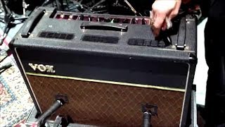 Video thumbnail for review of vox ac30 guitar amp british 2x12 combo amp by Sammy Bones
