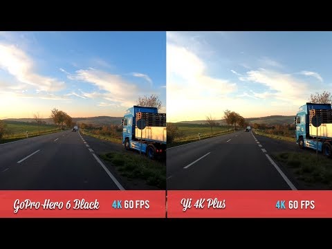 GoPro Hero 6 Black vs Yi 4K Plus  + Low Light Test  // Video Test // in 4K 60 FPS