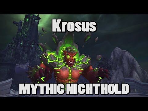 Wicked vs Krosus - Mythic Nighthold [Resto Shaman PoV]