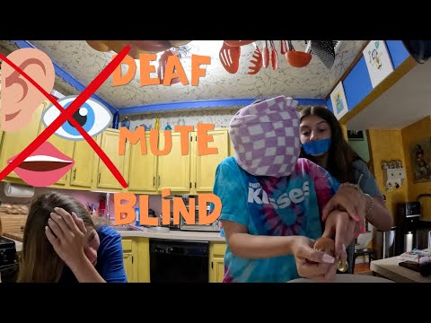 Deaf Mute Blind Baking Challenge