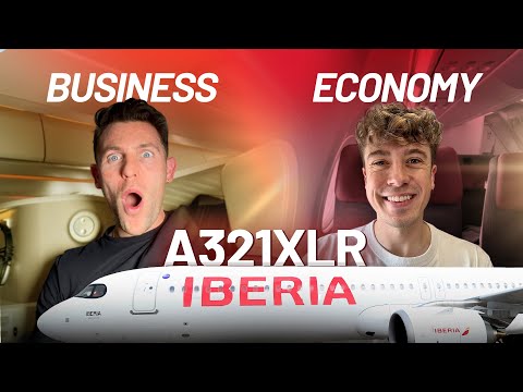 World's FIRST Airbus A321XLR | Iberia Business Class VS Economy