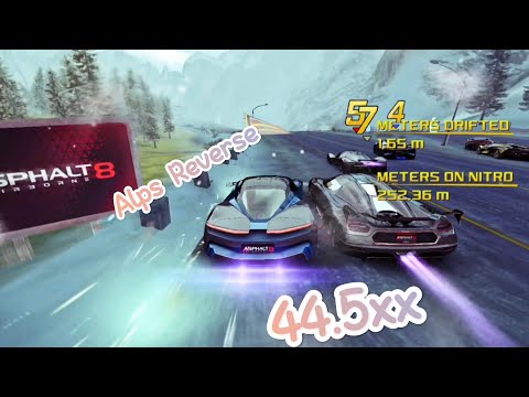 Asphalt 8 Alps Reverse (44.5xx) Pininfarina Battista 