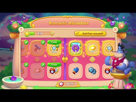 @Fishdom Level 10725 - Super Hard Level 10729. Romantic Adventure Level 9 🔓