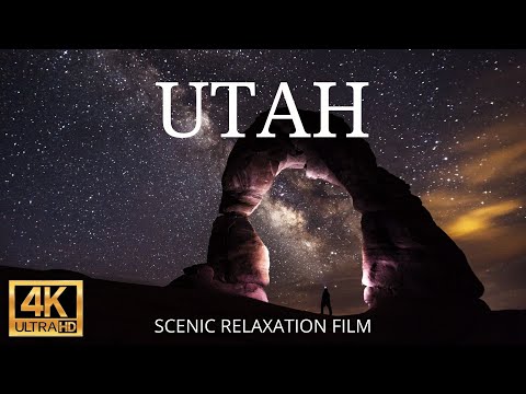 UTAH 4K Scenic Relaxation Film with Calm & Dreaming Music | Zion National Park | Bryce Canyon