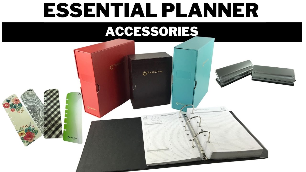 Essential Planner Accessories - Storage Binders, Hole Punchers and Plastics