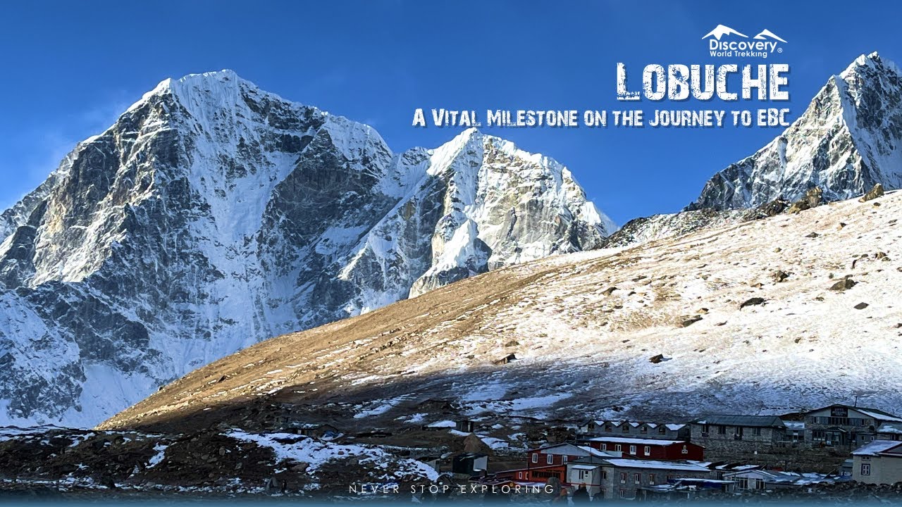 Lobuche, high-altitude village with stunning views of Everest.