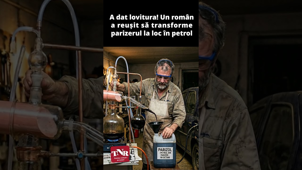 A dat lovitura! Un alchimist român a reușit să transforme parizerul la loc în petrol