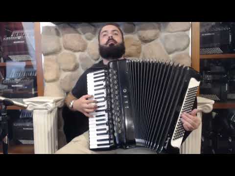 6458 - Black Sano Stereo Thirty Piano Accordion LMMH 41 120 $2999
