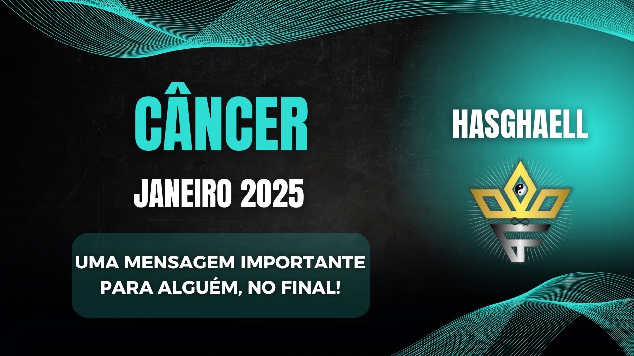 CÃNCER ♋ JANEIRO - Tudo pra dar certo! Uma mensagem espiritual importante no final da leitura !