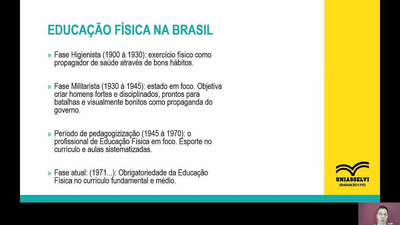 Introdução à Educação Física - Unidade 1 tópicos 1 e 2