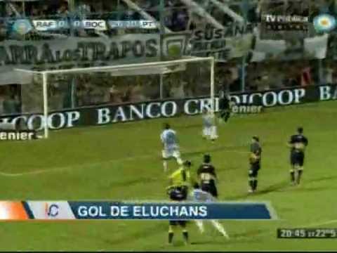 Gol de Juan Eluchans. Rafaela 1 Boca 0. Torneo Final 2013 (Infobae.com)