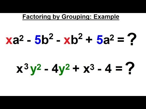 Algebra Ch 6 Factoring 1 of 55 What is a Factor
