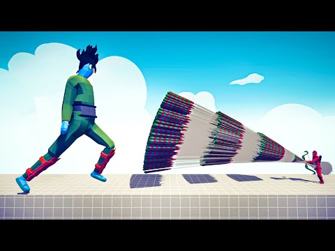 ROCK LEE GIANT vs EVERY GOD - Totally Accurate Battle Simulator TABS