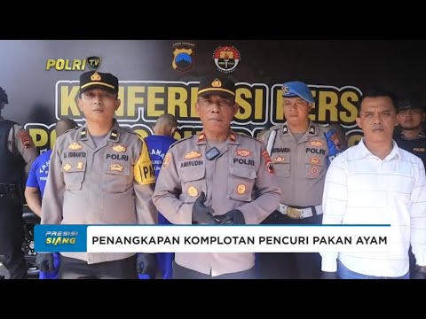 KOMPLOTAN PENCURI PAKAN AYAM DI KARANGMONCOL PURBALINGGA