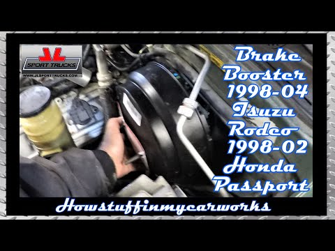 How to replace the Power Brake Booster on 1998-2004 Isuzu Rodeo & 1998-2002 Honda Passport