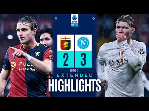 MAXI SINTESI GENOA-NAPOLI 2-3 | EXTENDED HIGHLIGHTS | SERIE A ENILIVE 2025/26