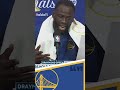 Draymond Green on Steph Curry's struggles in Game 5 #shorts