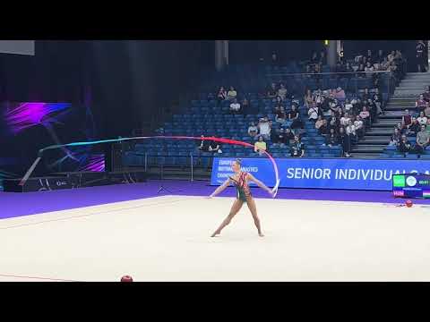 European Rhythmic Gymnastics Champions 2025- Fanni Pigniczki (HUN) All-around Final Ribbon