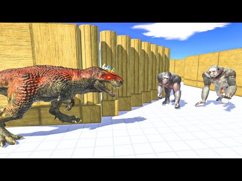 OLD and NEW GORO DEATH RUN ALL FACTIONS - Animal Revolt Battle Simulator