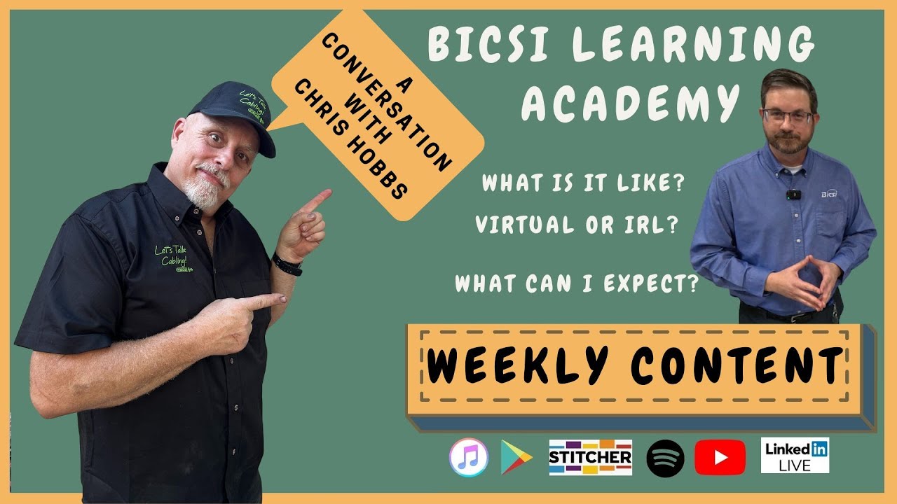 Elevate Your ICT Career: Insights from BICSI Learning Academy with Christopher Hobbs | RCDD