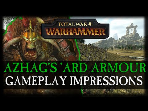 Total War: WARHAMMER - Azhag's 'Ard Armour Quest Battle Gameplay Impressions!