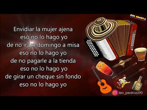 Lo Que No Hago Yo, Diomedes Diaz - Letra