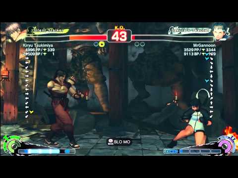 Kiryu Tuskimiya (Guy) vs MrGannoon (Sakura), hnmr4A (Ibuki) - AE 2012 Matches *1080p*