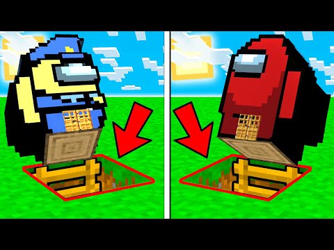 STANZA SEGRETA AMONG US MARCY contro IMPOSTORI - Minecraft ITA