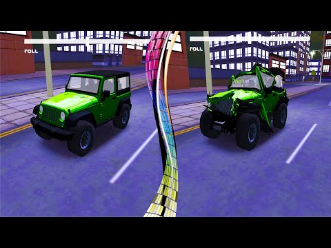 Extreme Car Driving Simulator | Green Jeep | Crash and Speed test in airport | android gameplay