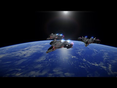UNSC YSS 1000“Saber” in Kerbal Space Program