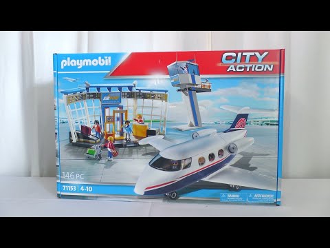 Unboxing Playmobil : L'aéroport (2022) – 71153