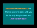just one last dance -Sarah Conner Feat. Natural ...