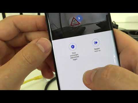 Stop ontvangen alarmmeldingen - oproepen van wie aanbelt uitzetten en weer aanzetten